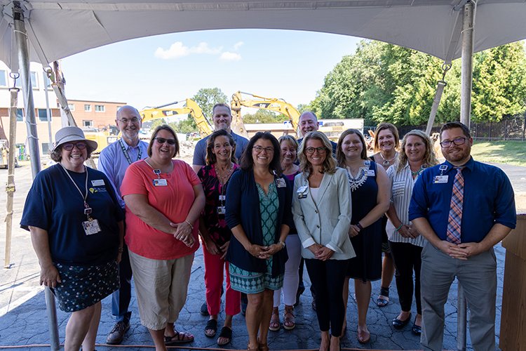 Photo of MyMichigan Health Foundation team at the Alma Surgical Services Groundbreaking event.