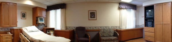 Panorama of a Maternity Room at MyMichigan Medical Center - Midland