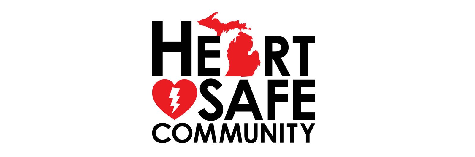 Photo of the American Heart Association HEARTSafe logo for Michigan.