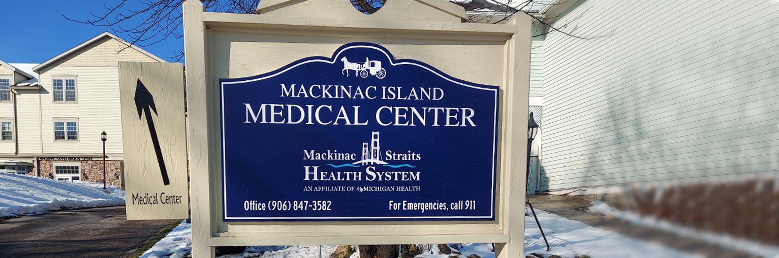 Photo of Mackinac Island Medical Center*. Not affiliated with the Univeristy of Michigan Health System.