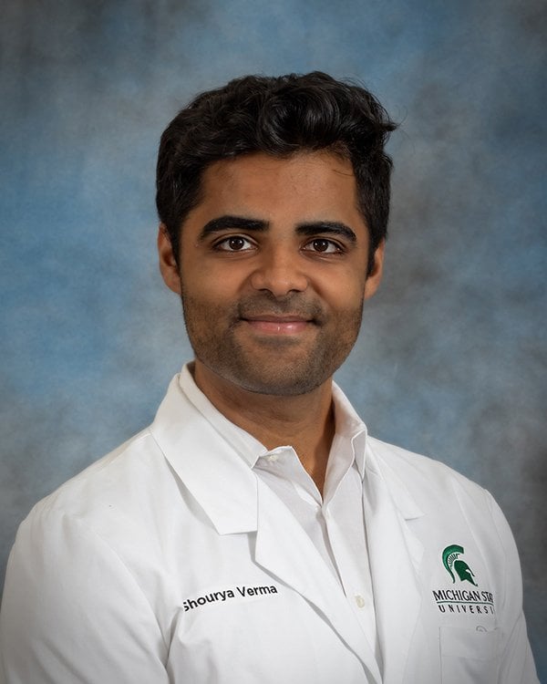 Photo of Shourya Verma - MSU Medical Student.