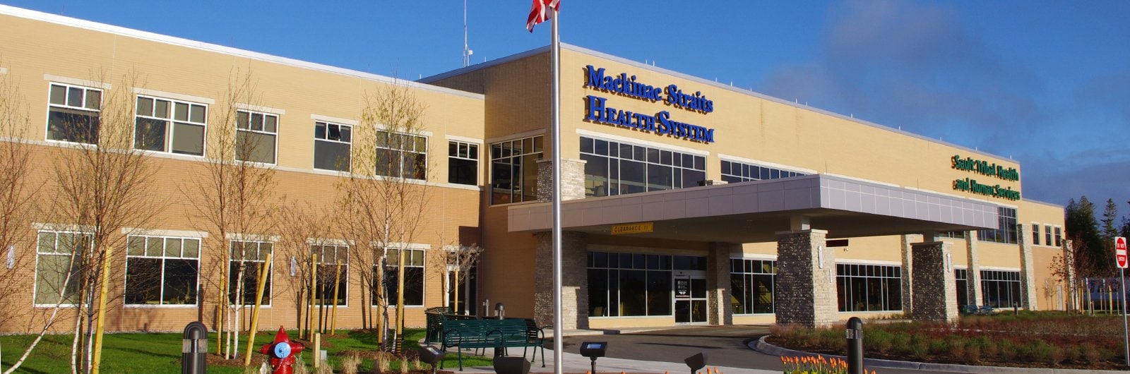 Photo of Mackinac Straits Health System*. Not affiliated with the Univeristy of Miichigan Health System.