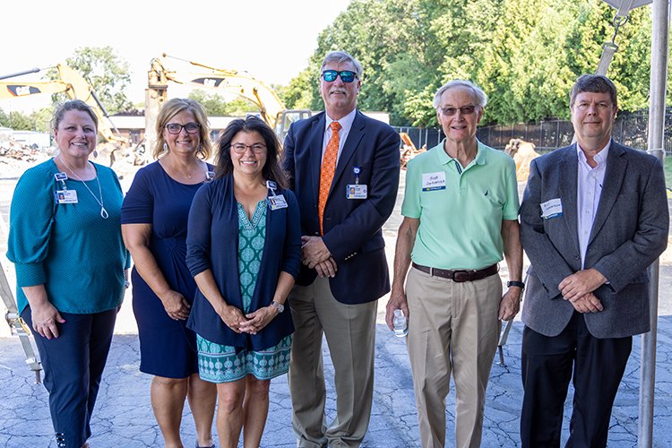 Photo of MyMichigan Health Foundation team at the Alma Surgical Services Groundbreaking event.