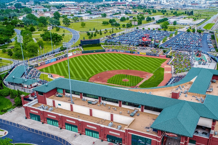 Photo of the Dow Diamond - Home of the Great Lakes Loons.