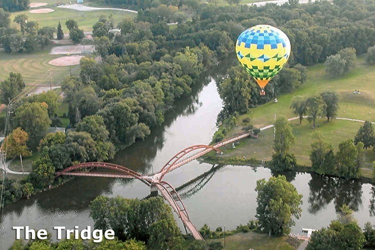 Photo of the Tridge in Midland, Michigan